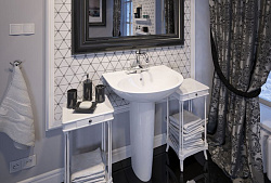 Умывальник пьедестальный Classic 65 ВКС Белый S1