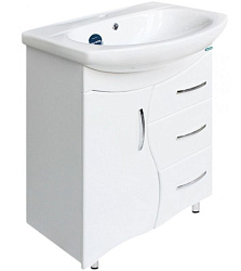 Тумба напольная Лира + Умывальник ЛАГУНА 65