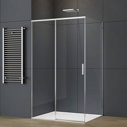 Душевой уголок Софт 2 (Soft 2) VSR-3SO28010CL, 1000*800, хром, стекло прозрачное