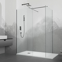 Душевая перегородка RGW WA-020B (WA-010B (2 шт.) + S-1220 B) 900x900