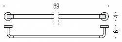 Полотенцедержатель Colombo Design Nordic B5211