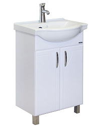 ИДЕАЛ Тумба напольная 520х820х330, бел (подходит умывальник мебельный Реал 56)