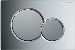 Смывная клавиша Geberit Sigma01 для двойного смыва, глянцевый хром/матовый хром 115.770.KA.5