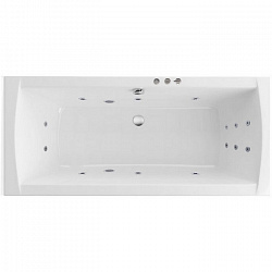 Акриловая ванна EXCELLENT Aquaria Lux 180x80 см «SMART», хром