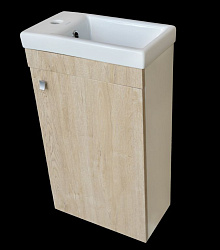 Комо-40 тумба подвесная Дуб Светлый (ПВХ)  лев/прав