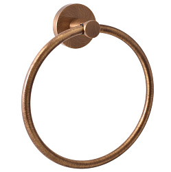 Полотенцедержатель кольцо, настенный, цвет бронза COA0104SM