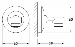 Мыльница FBS Standard STA 005 магнитная