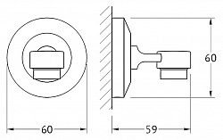 Мыльница FBS Standard STA 005 магнитная