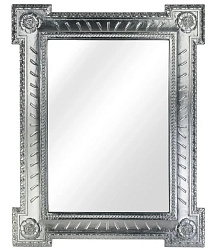 Зеркало прямоугольное h91xL71хP5 cm, серебро