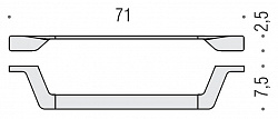 Полотенцедержатель Colombo Design Alize B2511