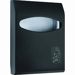 Диспенсер для туалетных накладок из ABS пластика черного цвета