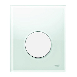 TECEloop Urinal,  стекло зеленое, клав. белая.2177