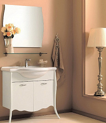 Мебель для ванной Eurolegno Clip 95 noce bianco