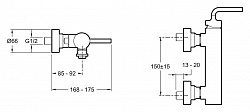 Смеситель Jacob Delafon Purist E14590-4A-CP для душа