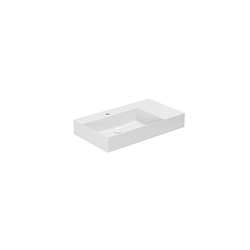 AZZURRA ELEGANCE Squared Раковина подвесная/накладная  81х46х12.5см c 1 отв. под смеситель , цвет белый2018