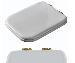 Kerasan Waldorf Комплект шарниров для крышки-унитаза, микролифт, цвет: Bronzo R108A17