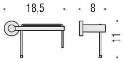 Держатель туалетной бумаги Colombo Design Plus W4908.DX