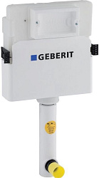 Смывной бачок скрытого монтажа Geberit Delta 12 см, 6/3 литра, фронтальная установка 109.100.00.1