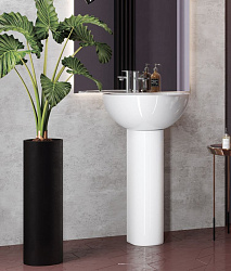 Умывальник пьедестальный Art 50 ВКС Белый S1