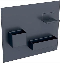 Комплект магнитной доски 449 x 388 x 75 мм, цвет: лавовый матовый 500.649.JK.2