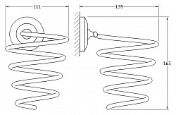 Держатель для фена FBS Standard STA 080