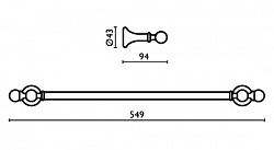 Полотенцедержатель Bagno & Associati Folie FS21151 CR