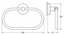 Полотенцедержатель Artwelle Harmonie HAR 022