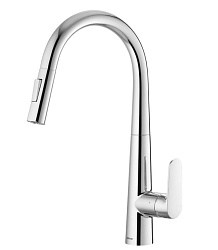 Смеситель для кухни ARROW AG4506 с выдвижным изливом, хром