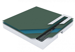 Душевой поддон Pestan под плитку Confluo Board UNI 90 см со встроенный лотком Frameless Line 550