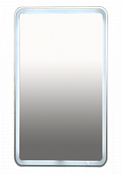 Misty 3 Неон - Зеркало LED  500х800 клавишный выключатель (с круглыми углами)