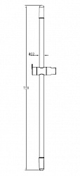 Душевая штанга Bravat D149CP
