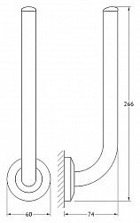 Держатель для запасных рулонов FBS Standard STA 021