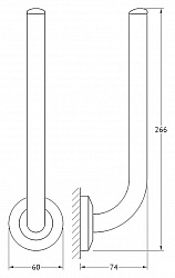 Держатель для запасных рулонов FBS Standard STA 021