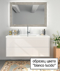 Тумба с раковиной Berloni Bagno Joy JY BT36TM DX 110 белый глянцевый