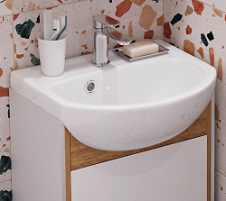 Умывальник мебельный Манго 40 ВКС Белый S1