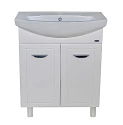 Классик-60 тумба прямая белая (ЭЛЕГАНС)