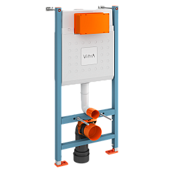 VitrA V-Fix Core инсталляция для подвесного унитаза