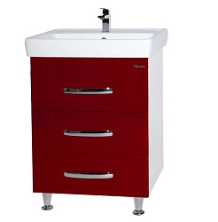 Рокко-50 тумба с 3 ящ. красная (МИНИ)