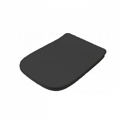Artceram A16 Сиденье для унитаза MINI с микролифтом, цвет: черный матовый