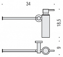 Полотенцедержатель Colombo Design Plus W4975