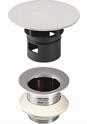 Сливной клапан Geberit со свободным стоком, L=8 см, Глянцевый хром 152.080.21.1