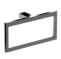 Антивандальный квадратный держатель для полотенец Nofer Corinto 16930.B,  глянцевый