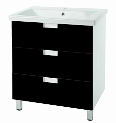 Пегас-60 тумба с 3 ящ. черный