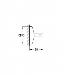 Крючок Grohe Allure Brilliant 40498000