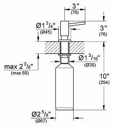 Дозатор Grohe Cosmopolitan 40535DC0