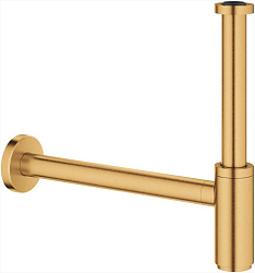 Сифон для раковины 1 1/4 дюйма из латуни, холодный рассвет, матовый 28912GN0