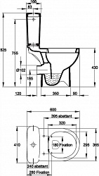 Унитаз-компакт Jacob Delafon Odeon Up E4702 (18557К)