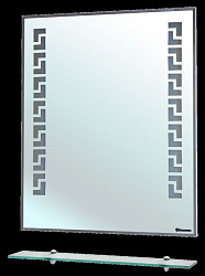 Мира-80 зеркало с полкой (внутр. подсветка)