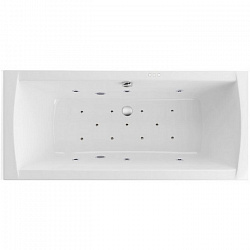 Акриловая ванна EXCELLENT Aquaria Lux 180x80 см «RELAX», хром