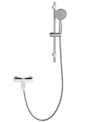Смеситель для душа ARROW AG3503CP-TZ с душевым гарнитуром и штангой, Хром